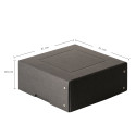 PureBox Black 200x200 85mm/ Pc.