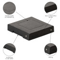 PureBox Black 120x120 25mm-/ St.