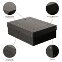 PureBox Black A4 100mm/ Pc.