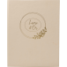 Ring flower gold edge 100 page guestbook/ Pc.