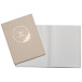 Ring flower gold edge 100 page guestbook/ Pc.