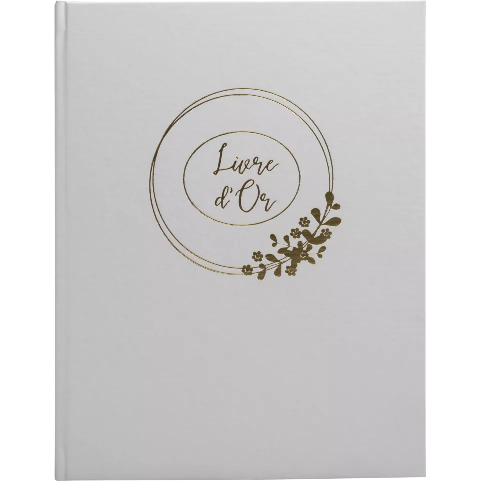 Livre d'or 100 pages tranche or...