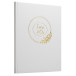 Livre d'or 100 pages tranche or Ringflower/ Pce