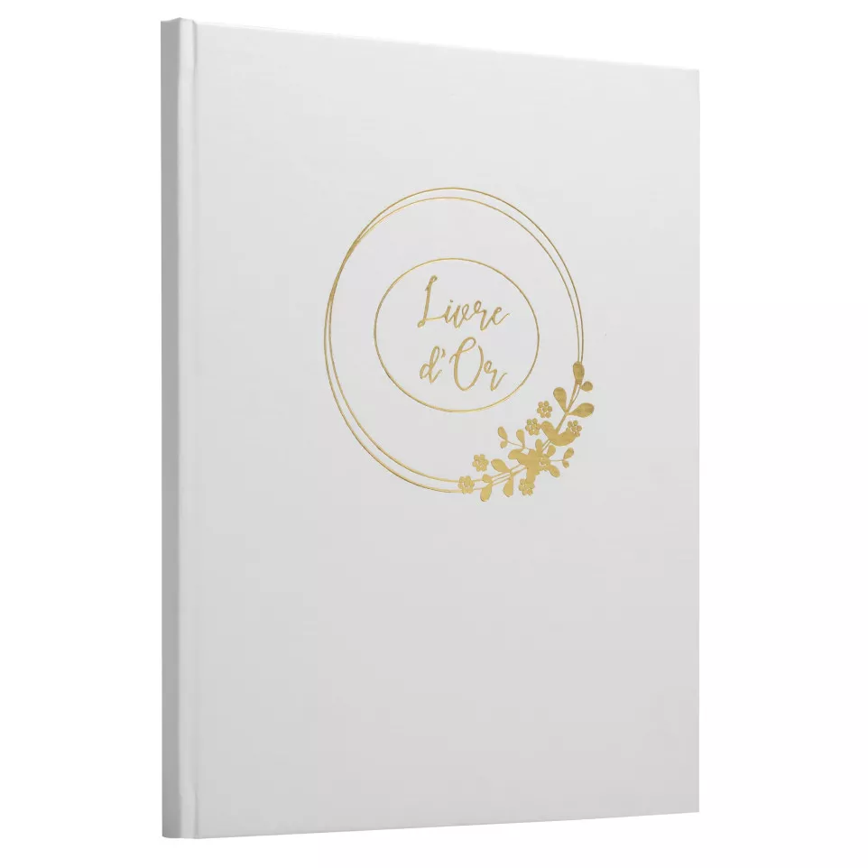 Livre d'or 100 pages tranche or...