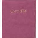 Livre d'or 140 pages tranche or Skandi/ Pce