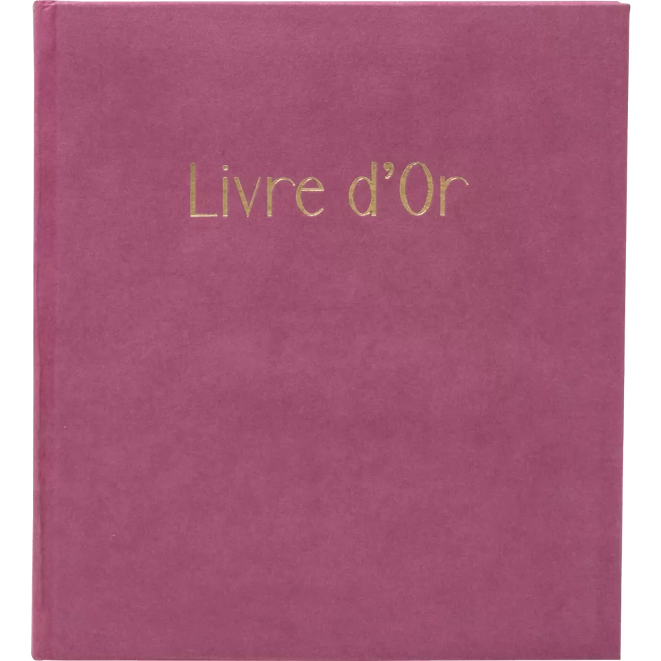 Livre d'or 140 pages tranche or...