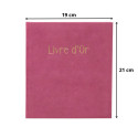 Guestbook 140 pages gold edge Skandi/ Pc.