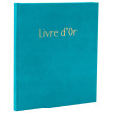 Livre d'or 140 pages tranche or Skandi/ Pce