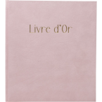 Gastenboek 100p goud- 21x19...