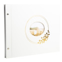 Album photo à vis 40 pages blanches Ringflower/ Pce