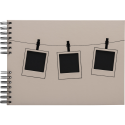 Spiral photo album 50 black pages Instants/ Pc.
