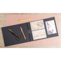 Spiral photo album 50 black pages Instants/ Pc.