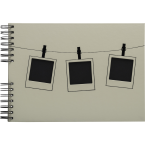 Spiral photo album 50 black...