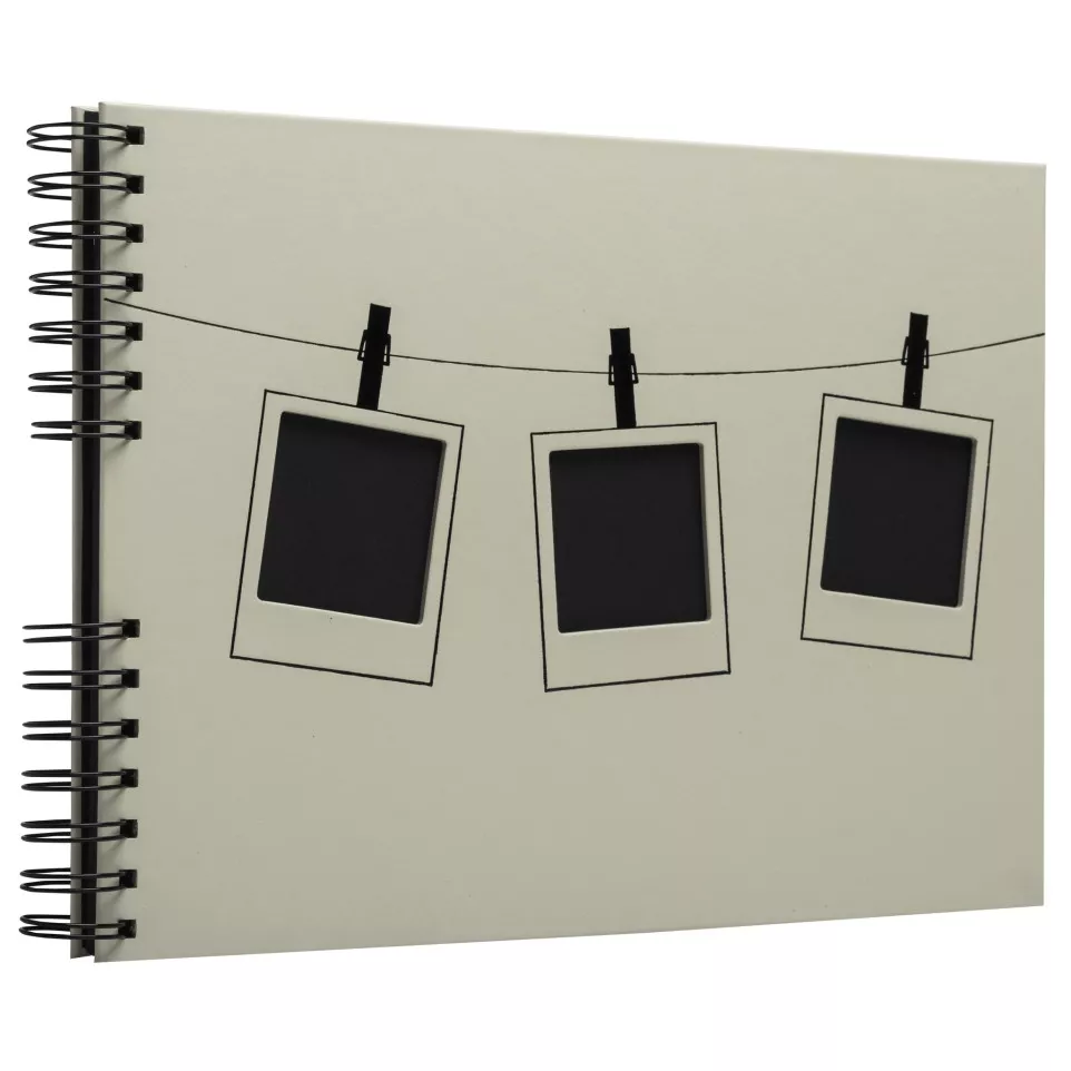 Fotoalb spir 50p zw-32x22 Instants...