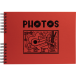 Fotoalb spir 50p zw-32x22 Musicart rood/ St.