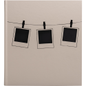 Photo album book 60 black pages Instants/ Pc.