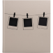 Fotoalb boek 60p zw-29x32 Instants roze/ St.