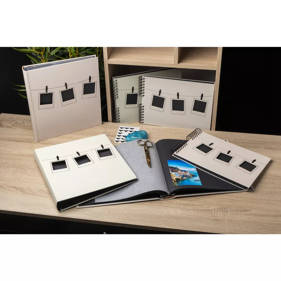 Fotoalb boek 60p zw-29x32 Instants...