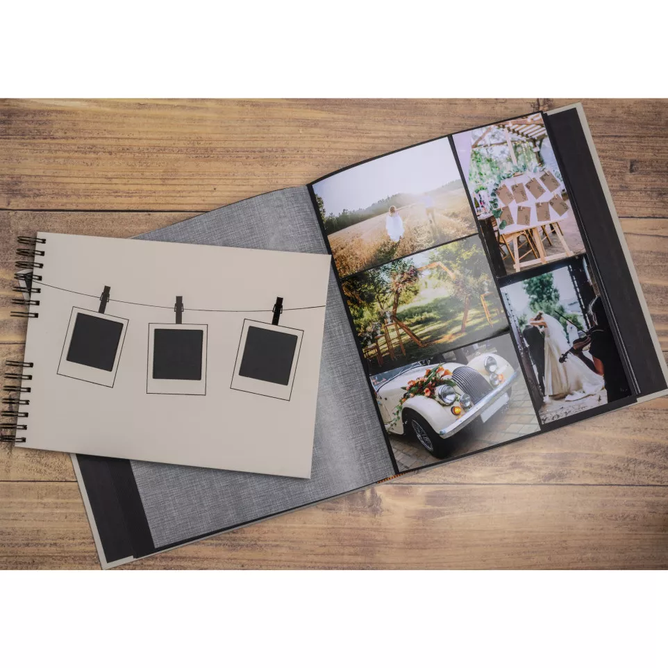 Photo album book 60 black pages...