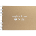 Album photos à spirales 50 pages blanches pour photos de classe/ Pce