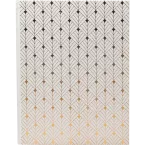 Gastenboek 100p goud- 27x22 NeoDeco wit/ St.