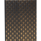 Gastenboek 100p goud- 27x22...