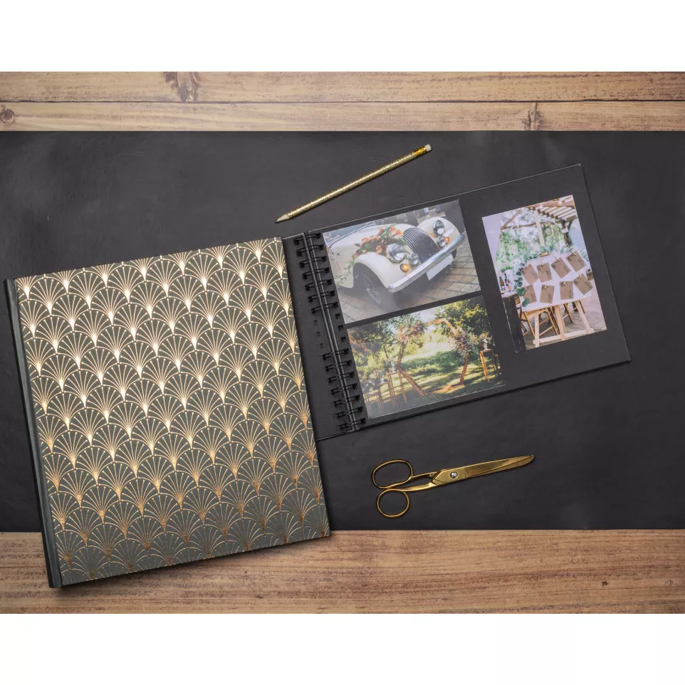 Spiral photo album 50 black pages Neo...