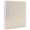 Fotoalb boek 60p zw-29x32 Néo Déco wit/ St.