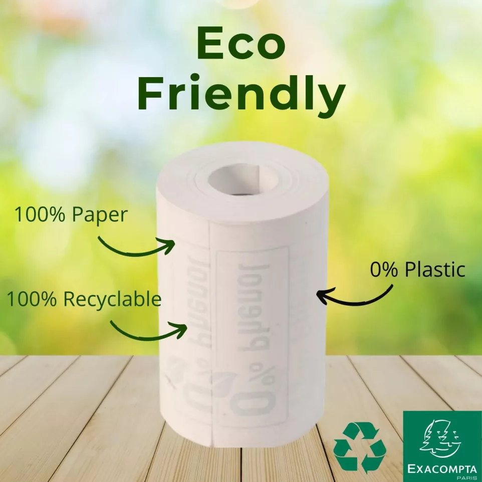 Bobine pour tickets de carte bancaire...