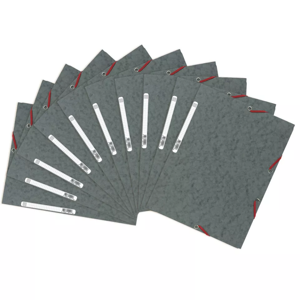 Exacompta Elasticated Folder, 3-Flap,...