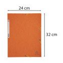 Chemise 3 rabats à élastiques carte lustrée 400g/m2 - A4/ Pce