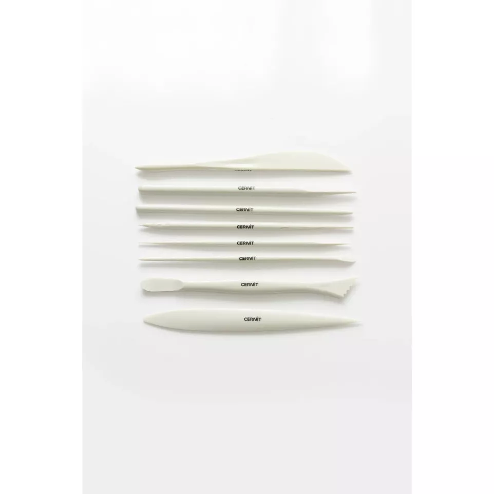 Cernit set 8 werktuigen-/ St.