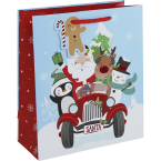 CUTE SANTA  MEDIUM GIFT BAG...