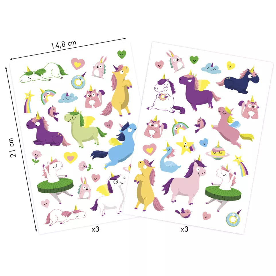 Dreamy, Bag 6 pl 14.8x21cm, Unicorns/...