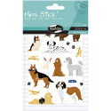Mimi Stick, Bag 4 pl 10.5x16cm, Dogs/ Pc.