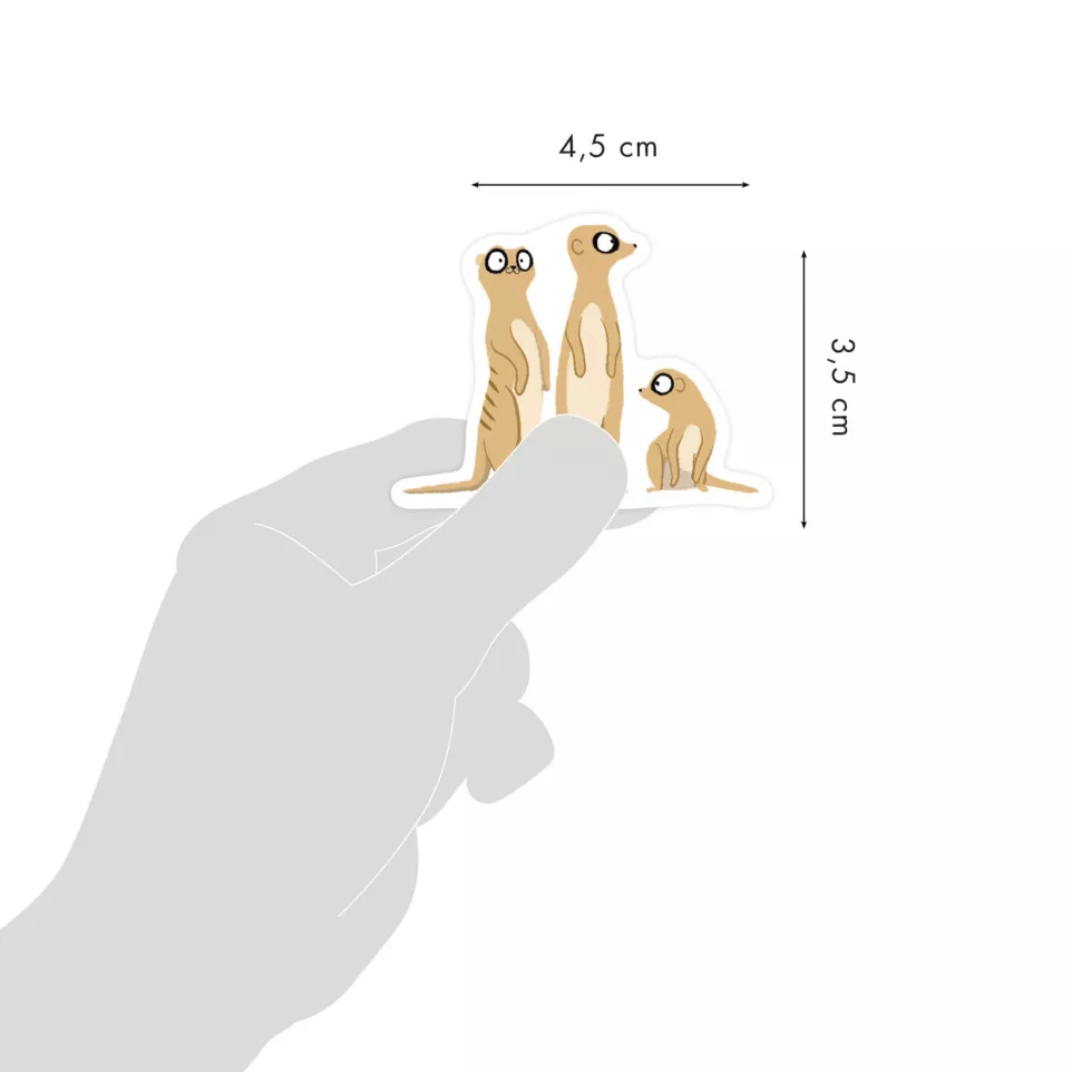 Baby, Wilde dieren, 6 vel 14,8x21cm-/...