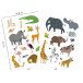 Baby, Wilde dieren, 6 vel 14,8x21cm-/ St.