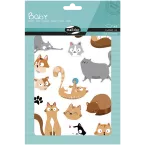 Baby, Katten, sticke-rs 6 vel 14,8x21cm/ St.