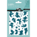 Glitty, Sach 2 pl 10,5x16cm, Fées, Bleu et vert/ Pce