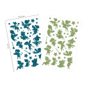 Glitty, Sach 2 pl 10,5x16cm, Fées, Bleu et vert/ Pce