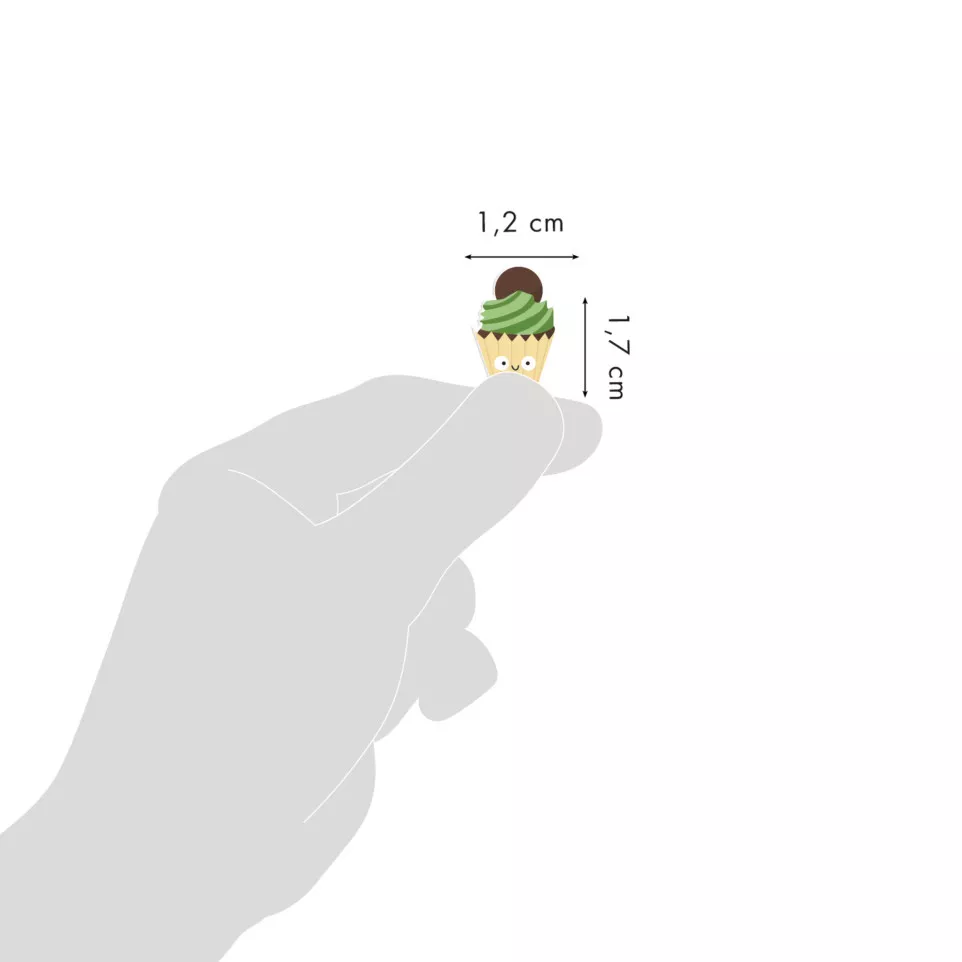 Cooky, 1 vel 7,5x12cm, Gebak-x12cm,...