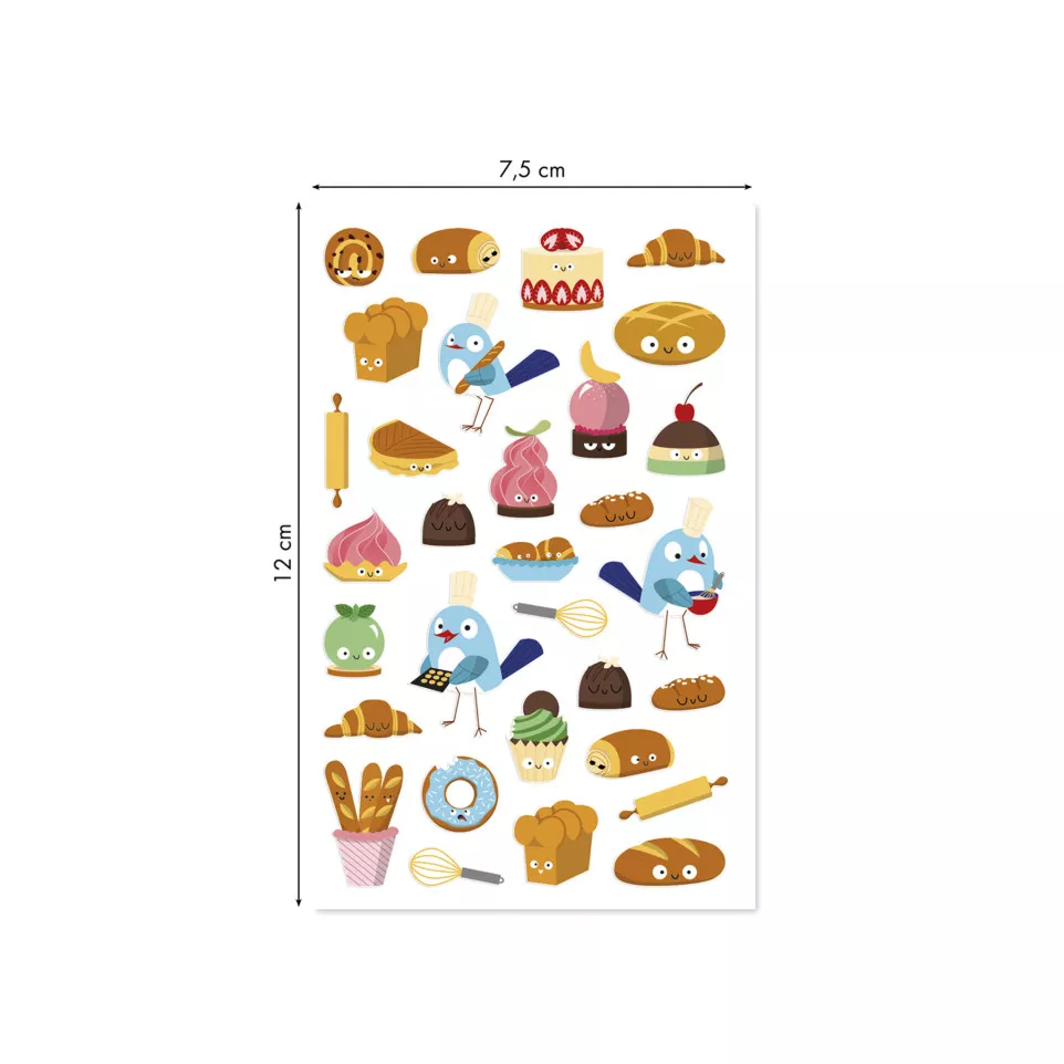 Cooky, 1 vel 7,5x12cm, Gebak-x12cm,...