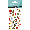 Cooky, 1 vel 7,5x12c-m, Kerst traditionee/ St.