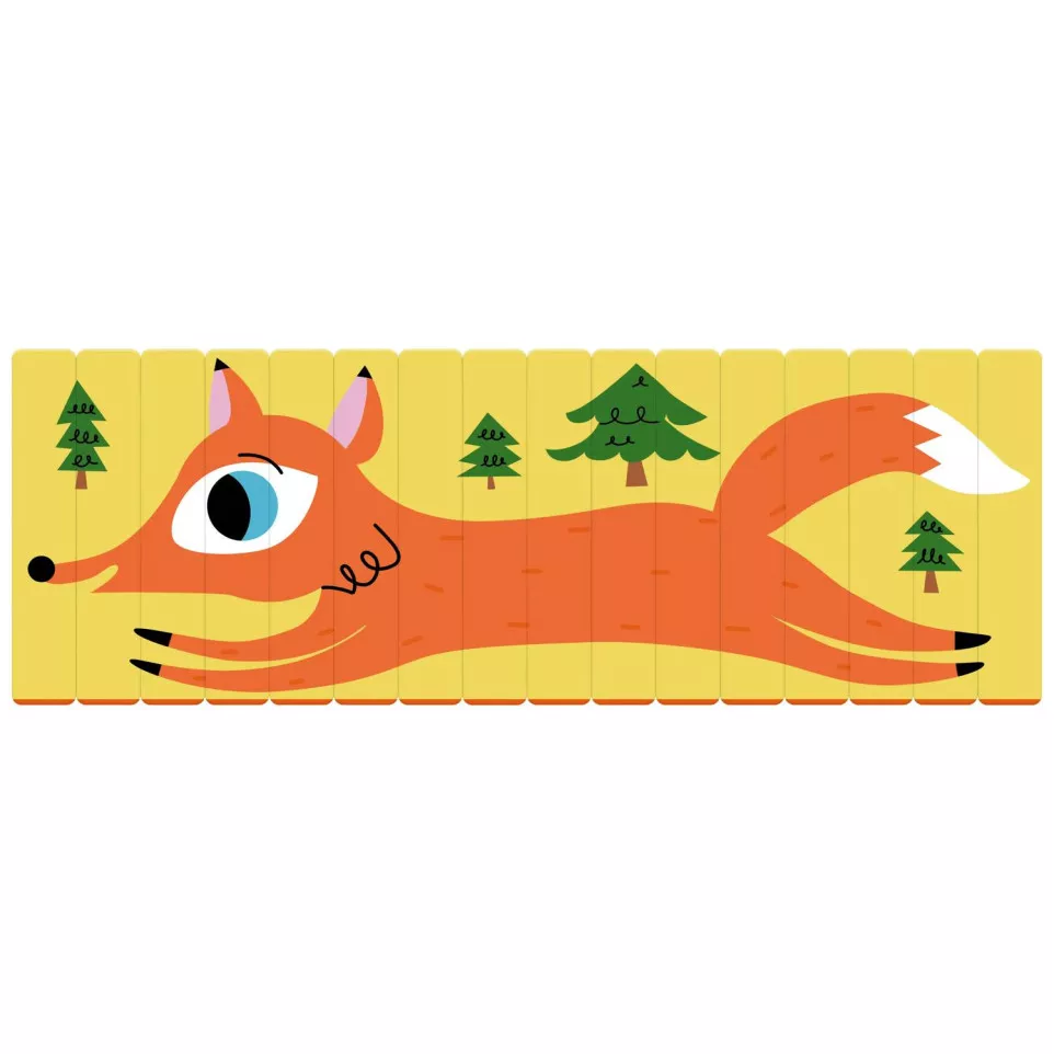 Puzzles Sticks, Forest animals/ Pc.