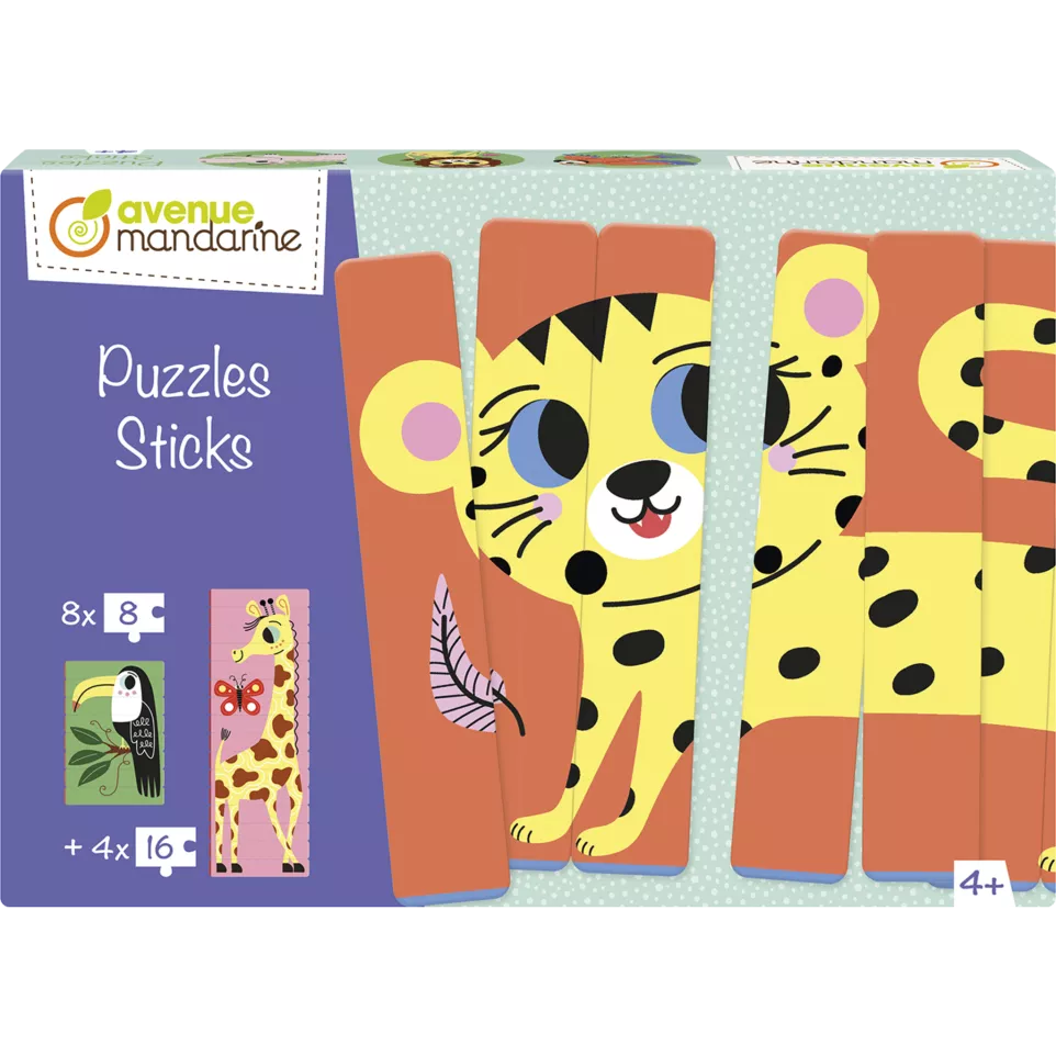Puzzle Sticks, Savanne dieren-aux de...