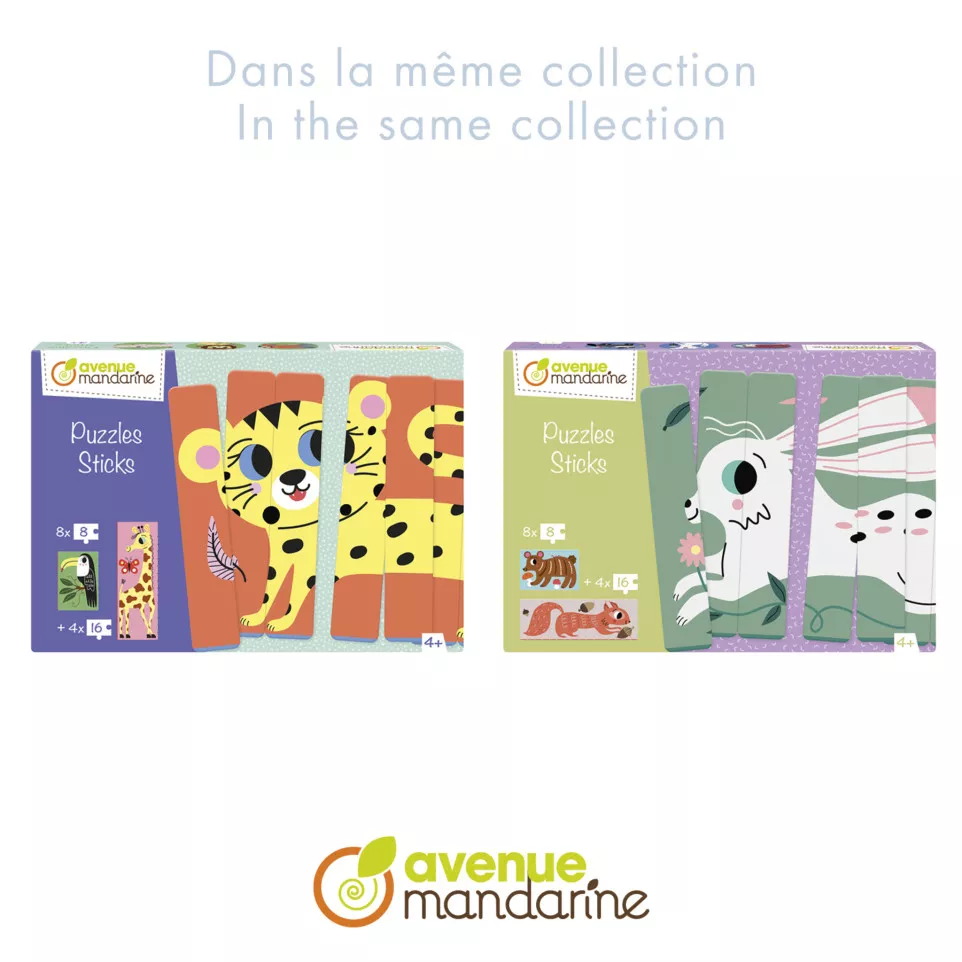 Puzzles Sticks, Animaux de la savane/...