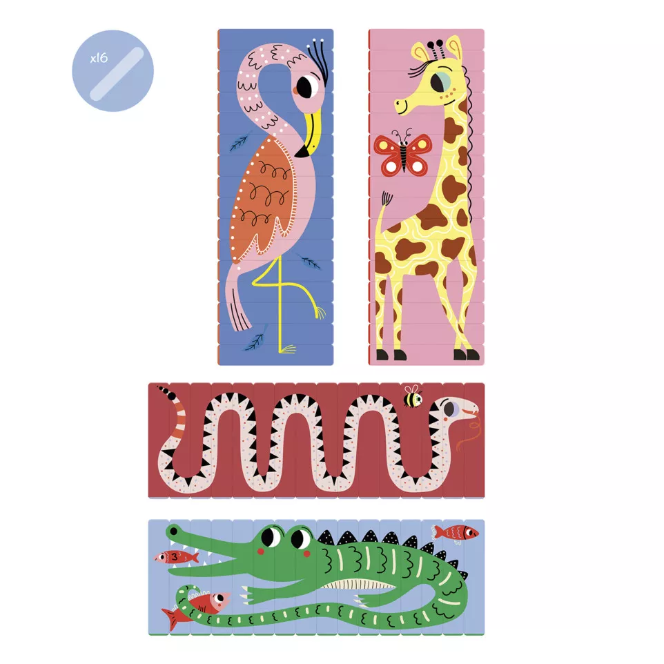 Puzzles Sticks, Animaux de la savane/...