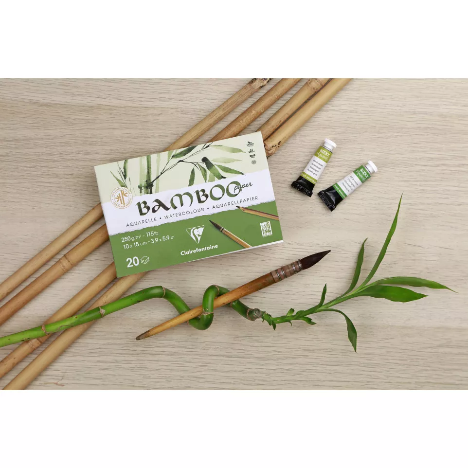 Wirebound pad. Bamboo 250g 15x15cm...