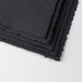 Fontaine Noir paquet 4 bords frangés 25F 56x76cm 300g grain fin/ Pce