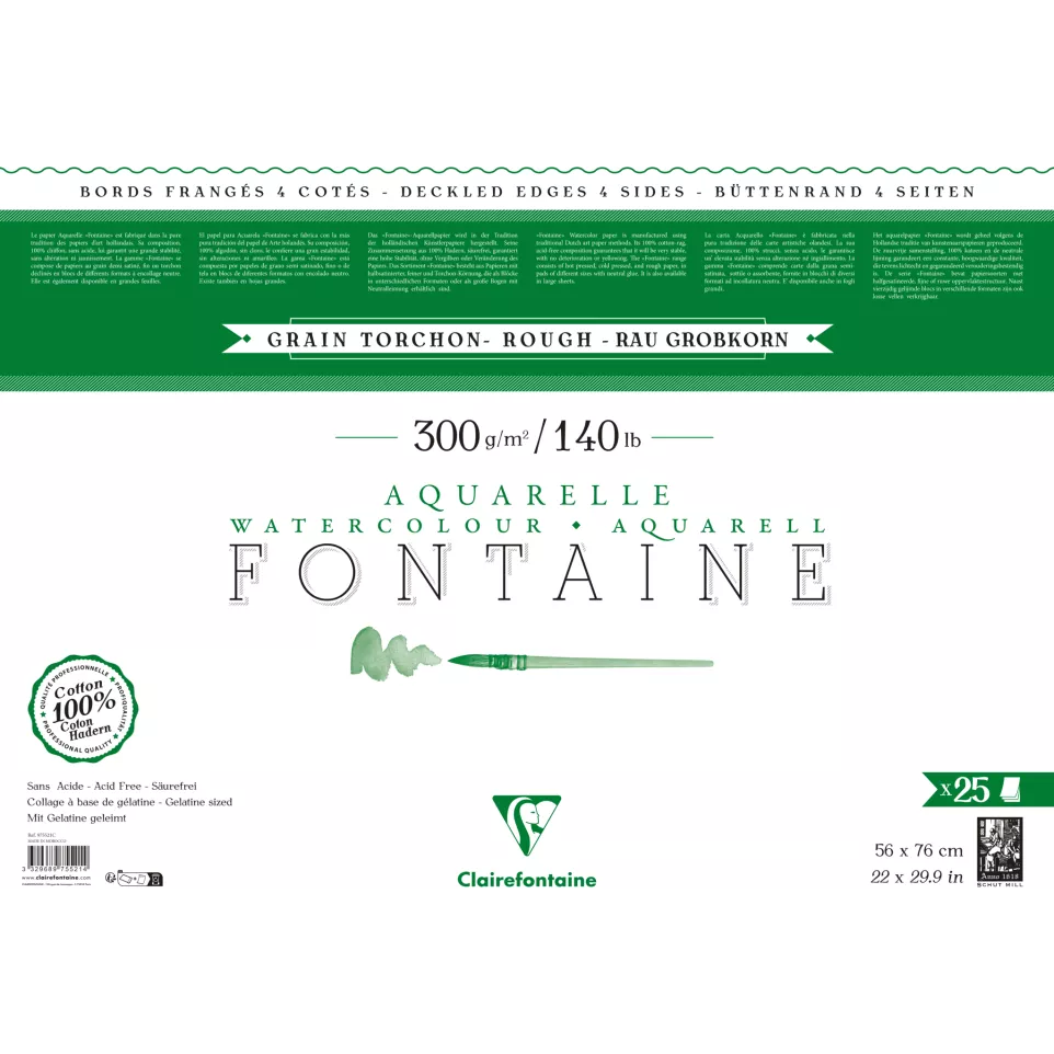 Fontaine pack 25sh 5-6x76 Rough 300g...